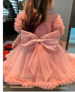 Robes de fille filles douces pour enfant Fluffy Puff Tutu robes enfants robe de princesse robe de fête d'anniversaire Vestidos bébé vêtements de soirée 230327