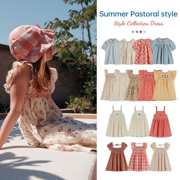 Vestidos de niña Girlymax Otoño Acción de Gracias Bebé Niñas Smocked Plaid Calabaza Girasol Pavo Vestido tejido Ropa para niños Ruffles Gingham Boutique 230214