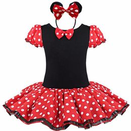 Girl's jurken Halloween Cosplay Xmas Toddler Girls Ballet Dot Tutu Dress Party Kids Meisje Fancy Children Dressgirl's