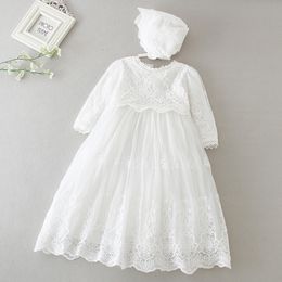 Robes de fille Hetiso bébé filles robe à manches longues enfants premier anniversaire robe de bal infantile pour baptême demoiselle d'honneur fête 324 mois 230214