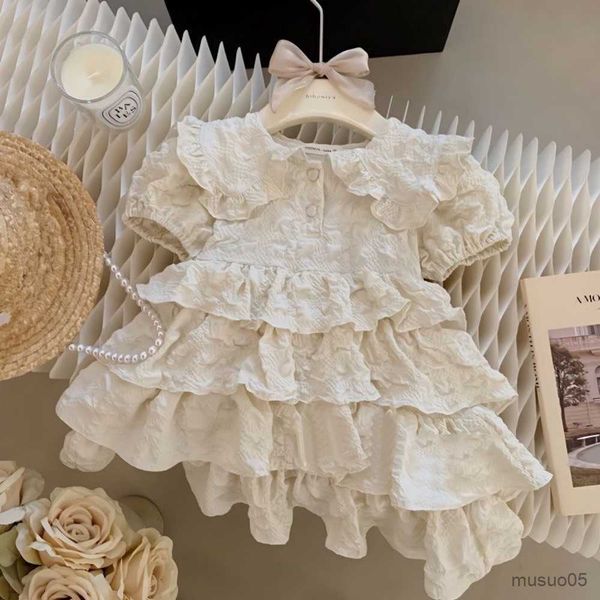Robes de fille infantile bébé vêtements été nouveau-né couche robe pour filles vêtements princesse fête robes de baptême