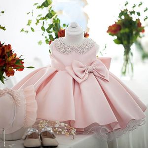 Robes de fille Vêtements enfants bébé fille chlid robe robe de bal anniversaire pour nés vêtements arc princesse fête 1 an robesgirl's