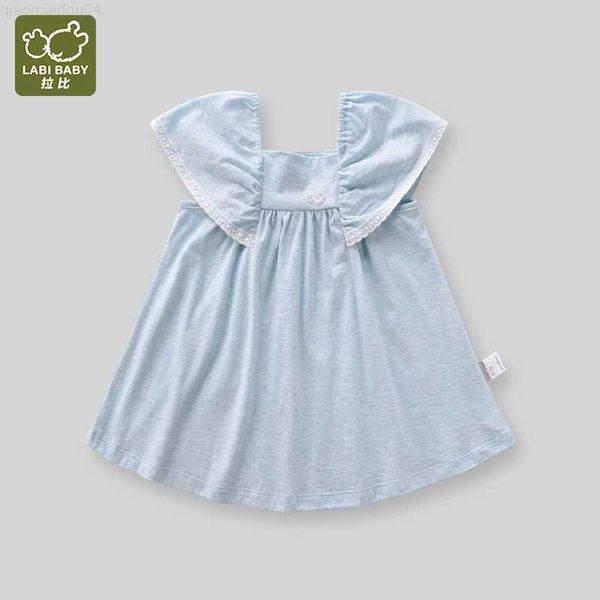 Robes de fille labi bébé robes en dentelle d'été pour filles enfants élégants robe de princesse sans manches