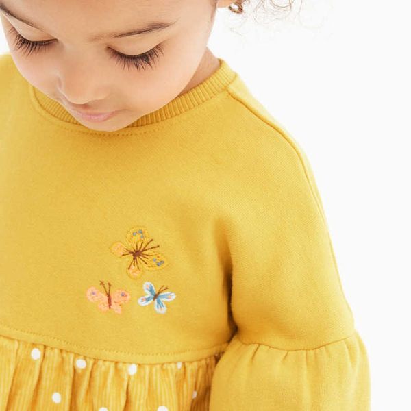 Robes de fille Little Maven 2023 Bébé Filles Vêtements Coton Automne Casual Robe Fleur Belle Enfant Enfants Jolies Robes