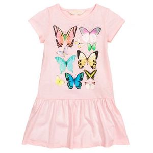 Robes de fille Little Maven Vêtements décontractés d'été en coton pour enfants, tenue décontractée, belle et confortable pour les tout-petits, bébés filles, enfants de 2 à 7 ans