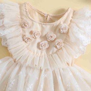 Robes de fille ma bébé 0-18M princesse nouveau-né bébé filles robe enfant en bas âge dentelle fête florale robes de mariée d'anniversaire pour les filles