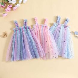 Vestidos de niña Ma baby gaun bayi perempuan gaun pesta ulang pernikahan huruf kain Tule untuk anak perempuan musim panas