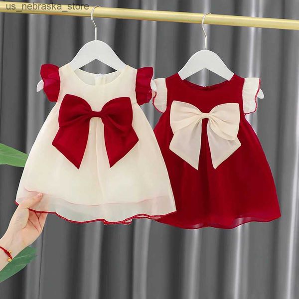 Robes de fille nouvelle robe de fête de filles d'été