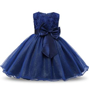 Robes de fille princesse robe de soirée de mariage pétale Tulle Tutu enfants fille vêtements enfants pour filles robe 3 à 12 ans anniversaire