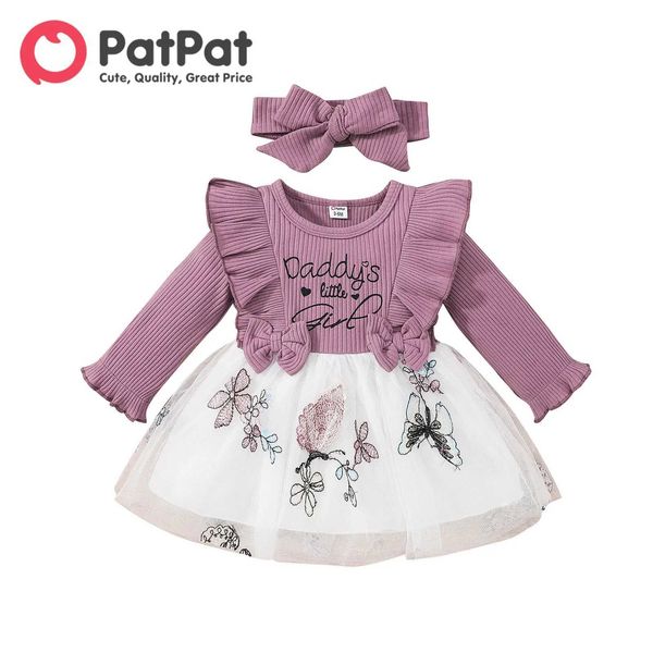 Robes de fille pt robe bébé bébé fille vêtus nouveau-né robe nouveau-née rib-nain arche