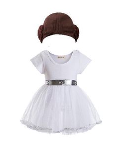 Jurken meisje Rey baby romper rey kostuum jurk leia r2d2 darth vador bb8 bb 8 prinses hoed 230626