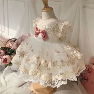 Robes de fille Robe royale espagnole pour filles, robes de fête d'anniversaire pour bébés, enfants en bas âge, princesse Lolita, robe de bal, vêtements de boutique pour nourrissons, 230413