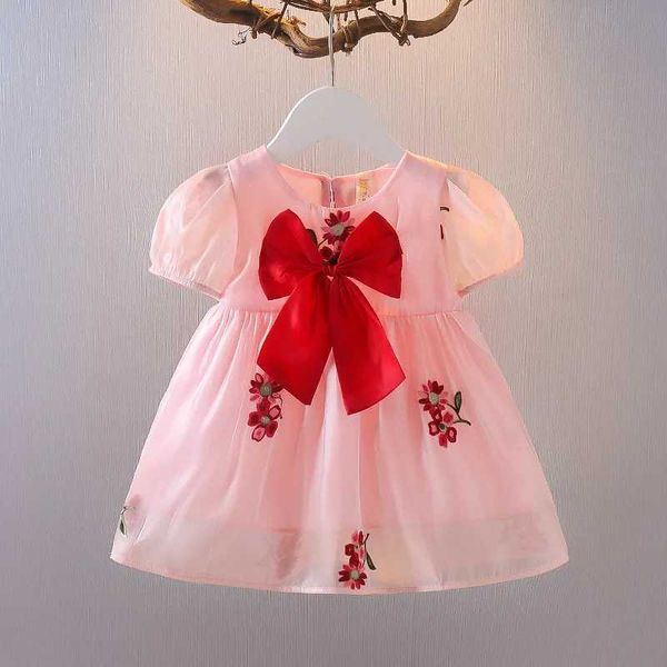 Robes de fille d'été bébé robe fille fleur arche