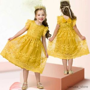 Meisje Jurken Zomer Casual Jurk Voor Kind Meisje Prinses Jurk Voor Meisjes Kant Bloem Kids Jurk 6 8Y Baby meisjes Feestkleding Vestidos