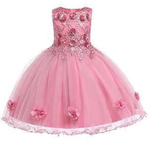 Vestidos de niña, vestido de fiesta de verano para niñas, dama de honor para niñas, ropa para niños, vestido de boda elegante de princesa para niñas