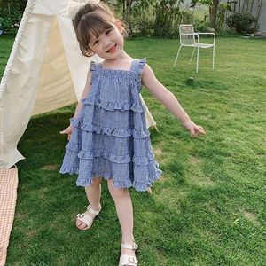 Robes de fille robe de fille d'été Vêtements pour enfants vêtements de bébé suspendus