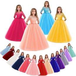 Meisjes Jurken Tienermeisjes Jurken Voor Meisje 10 12 14 Jaar Verjaardag Fancy Prom Jurk Bloem Meisjes Kinderen Prinses feestjurk KinderkledingHKD230712