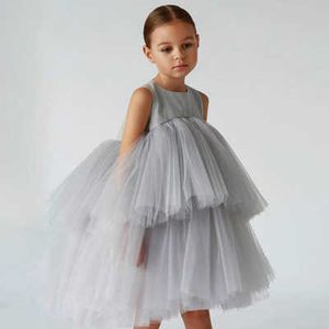 Robes de fille Enfant Baptême Blanc Mariage Bébé Filles Robe Infantile Perle Tulle Soirée Princesse Robes pour Bébé 1er Anniversaire Enfants