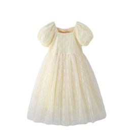 Mädchen Teen Mädchen Mesh Prinzessin Kleid 2023 Sommer Neue Kinder Kleidung Koreanischen Stil Kinder Party Kleider #7223 0131
