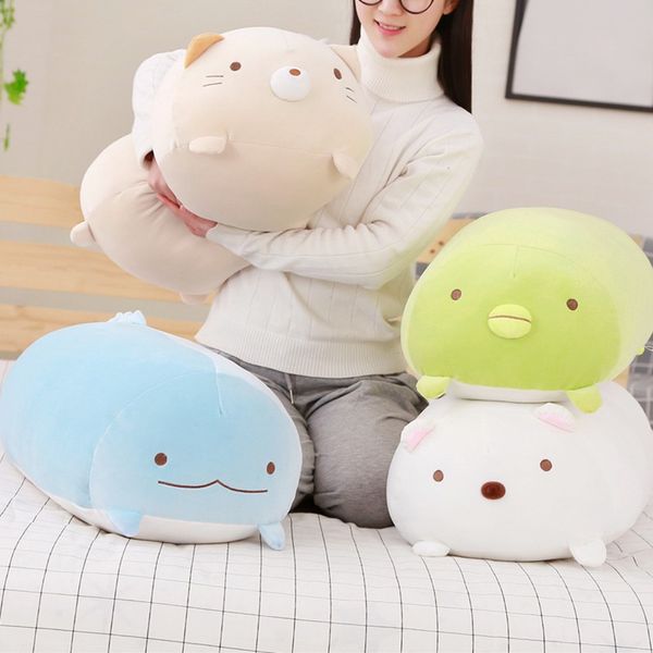 Juguetes para niñas Animales de peluche felpa 30 cm Abajo algodón animal Shiba perro gato cerdo almohadas de felpa suave