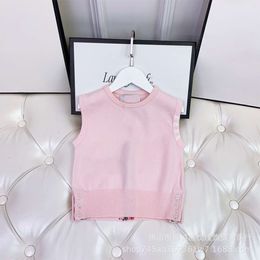 Girl's Dames Knits T Tees Children's Vest Men's Women's Breat Belly Protection Lovely Sweater Britse roze pullover top