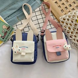 Fille Sac à bandoulière Messenger pour femmes mignonnes étudiantes en plein air sac à main décontracté petite pochette 240429