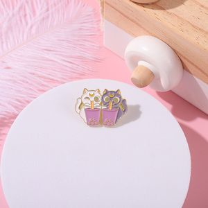 Girl Sweet Milk Tea Enamel Pin Childhood Game Film Film Quotes Broche Badge Cute Anime Movies Games Hard Emaille Pins