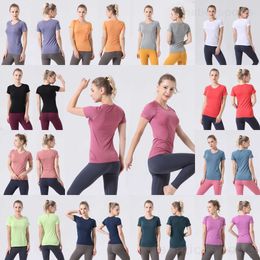 Fille Yoga Col Rond Tops Tshirt À Manches Courtes Sports Swiftly Tech Swift Speed Gym Tee Shirt Femme Populaire Running T-Shirts Athletic Swift Speed