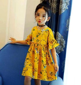 Girl039S -jurken Little Girls Floral Dress Teenage Clothing Summer 2021 Baby Girl Cleren Kids Print maat 3456 7 8 9 10 jaar812924