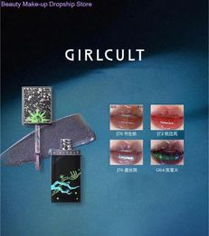 GirlCult Mirror Glaze Glaze Cup antiadhésif Chameléon Polarise Lipstick Film Hydratrising Beauty Maquillage 240411
