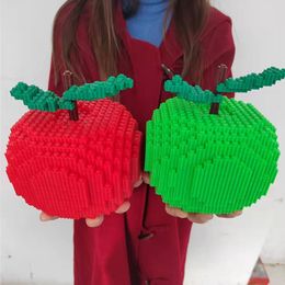 Regalo de novia, regalo de festival de bloques para niñas, nuevo ladrillo de construcción, juguete de frutas, kit de bloques de construcción de ladrillos, festival para niños, bloque de construcción, regalo de Navidad, juguete ligero para niños, juguete creativo DIY