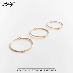 Girlgo ZA Pack of Sparkly Armband voor Vrouwen 2021 Mode-sieraden Leuke Gouden Kleur Paar Armbanden op Hand Party Gift Armles Q0719