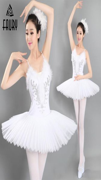 Vestido de baile de ballet de niñas Profesional para adultos Swan Lake Tutu Ballet Disfraz de princesa Falda Danza Caderas29364440