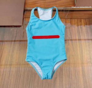 Meisjes kinderen uit één stuk zwempakontwerpster kinderen baby zomermeisje print bikini badkleding badkleding strandkleding