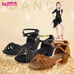 Meisjes Dansschoenen Satijn Latijnse Schoenen Lage Hak Tango Rumba Salsa Ballroom Latino Dansschoenen voor Vrouwen