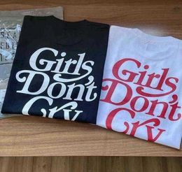 Meisjes Dont Cry Human Made T-shirt Mannen Vrouwen Katoen Beste Kwaliteit Zwart Wit Brief Afdrukken Casual T-shirts Tops Tee y230220