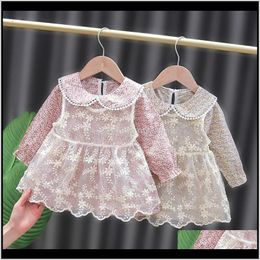 Filles Robes Vêtements Bébé Enfants Maternité Drop Delivery 2021 Printemps 1er Anniversaire Pour Enfant Costume Princesse Fête Fille Tutu Enfants Ed As B
