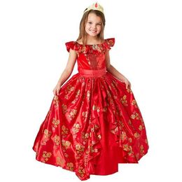 Robes de filles fille classique princesse Elena rouge Cosplay Costume enfants d'Avalor robe enfants sans manches fête Halloween robe de bal Drop Dhikx