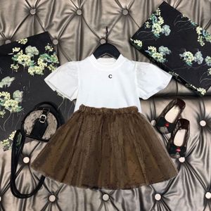 Vestidos para niñas Ropa para niños Conjuntos Camisetas Faldas cortas Trajes Verano Bebé Niño Niños Jóvenes Ropa para niños Camisetas casuales Falda plisada A cuadros A-Line U3ue #