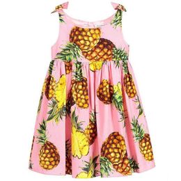 Meisjes Jurken Zomer 2021 Princess Disfraz Infantil Flower Girls Party Jurken Gedrukt Kids Jurk voor meisjes Kinderkleding Q0716