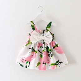 Filles robes été bébé robe mignon imprimer né infantile robes de baptême princesse anniversaire pour enfants 624 mois 230608