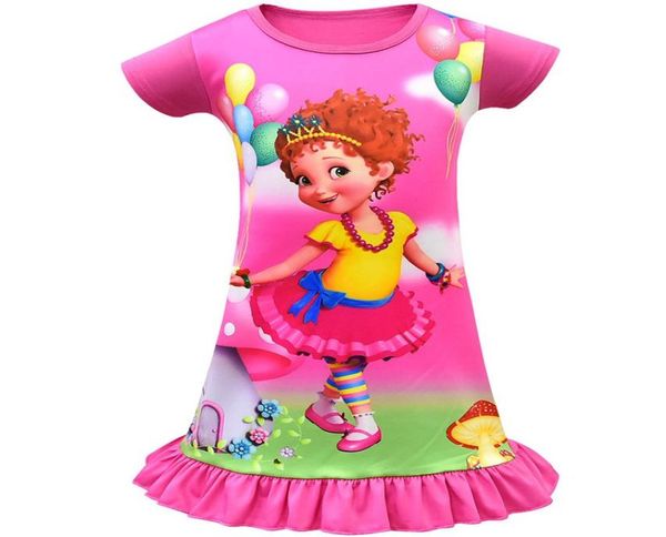 Girls Fancy Nancy Dress 2019 Vestidos de verano para niños para niñas Vestidos de dibujos animados para niñas para niñas para 100140cm6387564