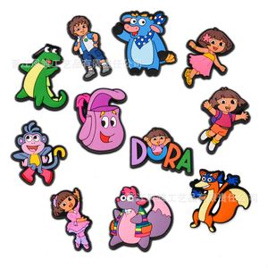 Girls Vrienden Dieren Charms Anime Charms Groothandel Justitair Herinneringen grappige cadeau cartoon charmes schoenaccessoires PVC decoratie gesp zacht rubber klog charmes