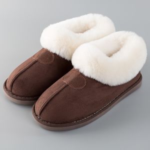 Meisjes bont slippers vrouwen winter indoor schoenen flock antislip 2019 nieuwe thuis slipper claquette vierrure k722