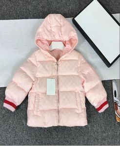 Filles nouveau bébé doudoune épaisse à capuche 90 duvet de canard manteau d'hiver pour enfants vêtements pour enfants taille 100150 bébé fille design8781070
