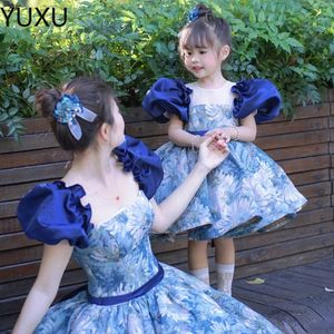 Filles robes de concours de filles mère et fille robes assorties robes de bal