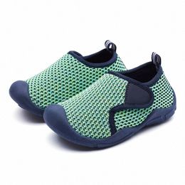 Filles Préwalker Baobao Sneakers Kids Chaussures Baby Boys Children Casual Children Runner Treasure Deep Deep Blue Rose Black Orange Fluorescent Green Shoes Tailles G4WY #