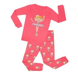 Meisjes Prinses Pyjama Kinderen Dans Nachtkleding Kinderen Lange Mouw Pijamas Baby Pyjama Pop Kleding Set Voor 28T Y2003288783628