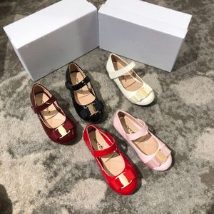 Girls prinses Patent Leather Fashion Mary Jane jurk peuter babykinderen flats merk schoenen voor kinderen