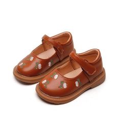 Mädchen Prinzessin Schuhe Baby Turnschuhe 2022 Frühling Herbst Stickerei Kinder Leder Schuhe Britischen Stil Student Shoe8508117